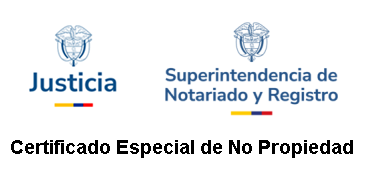 Certificado de no propiedad
