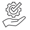 Icono Servicios Personalizados Asistente Colombia blanco