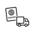 Icono transporte de documentos a embajada americana Asistente Colombia